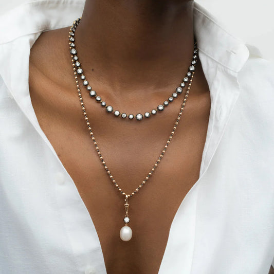 0.40ct İnci Kolye Ucu