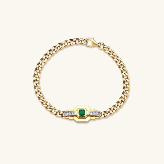1.20ct Zümrüt Bileklik
