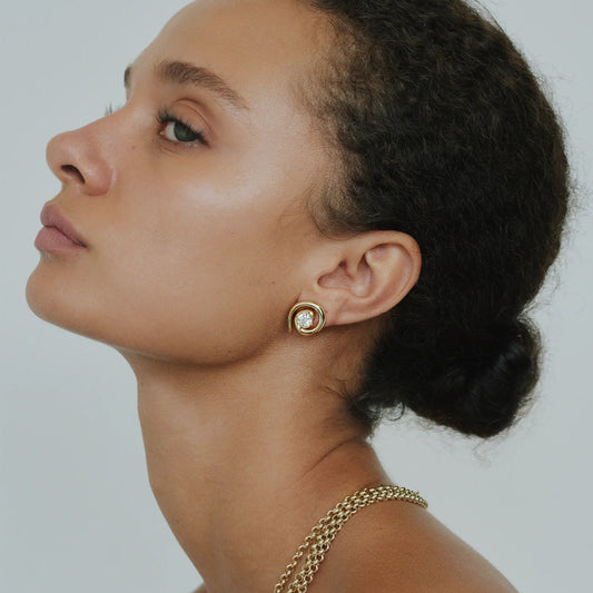 1.30ct Lab Pırlanta Küpe