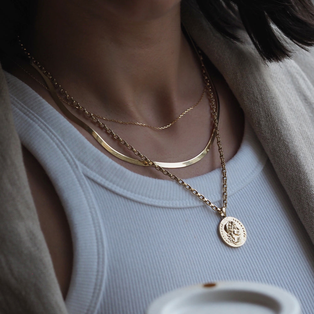 Gold Coin Necklace