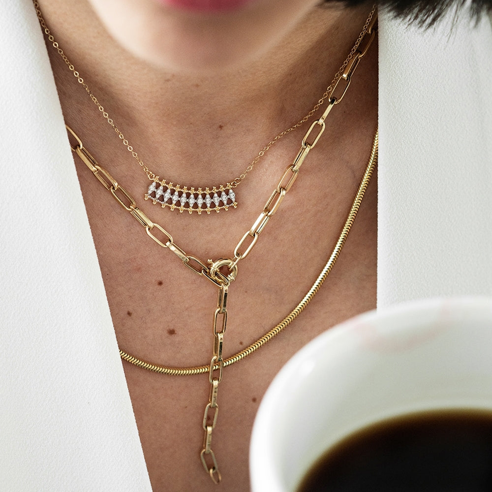 2 mm Balıksırtı Zincir Kolye