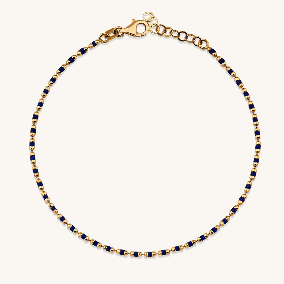 Çıtır Lacivert Zincir Bileklik