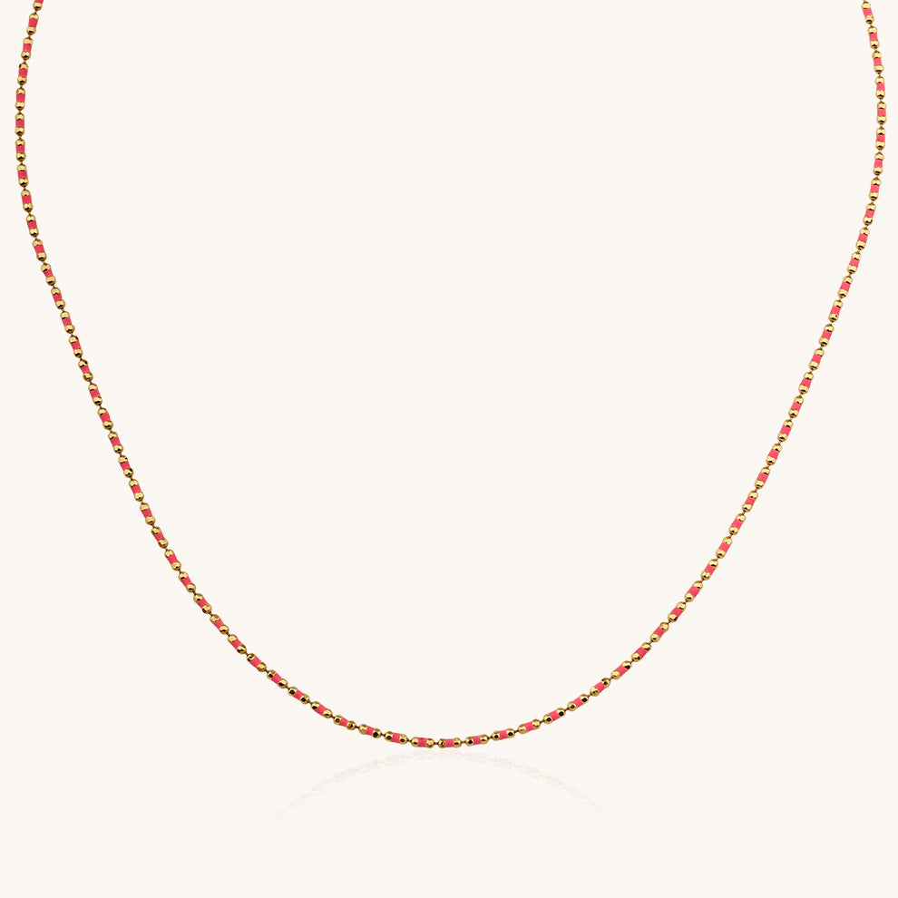 Çıtır Pembe Zincir Kolye