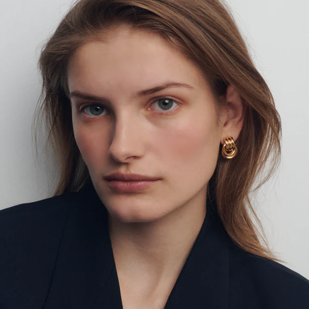 Infinity Gold Earring