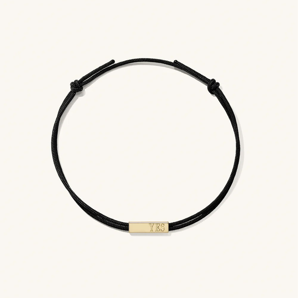 İpli Plakalı Bileklik