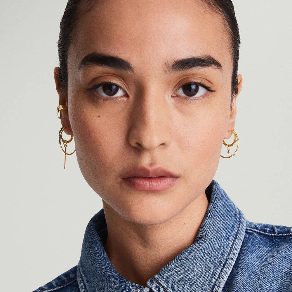 Medium Tube Halka Küpe