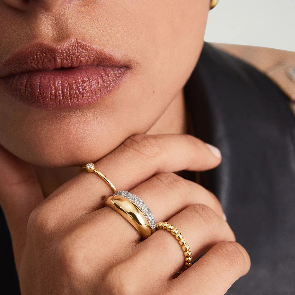 Mini Bomb Gold Ring