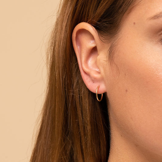 Mini Tube Halka Küpe