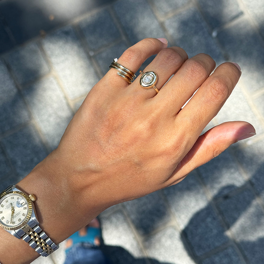 Oval Pırlanta Yüzük