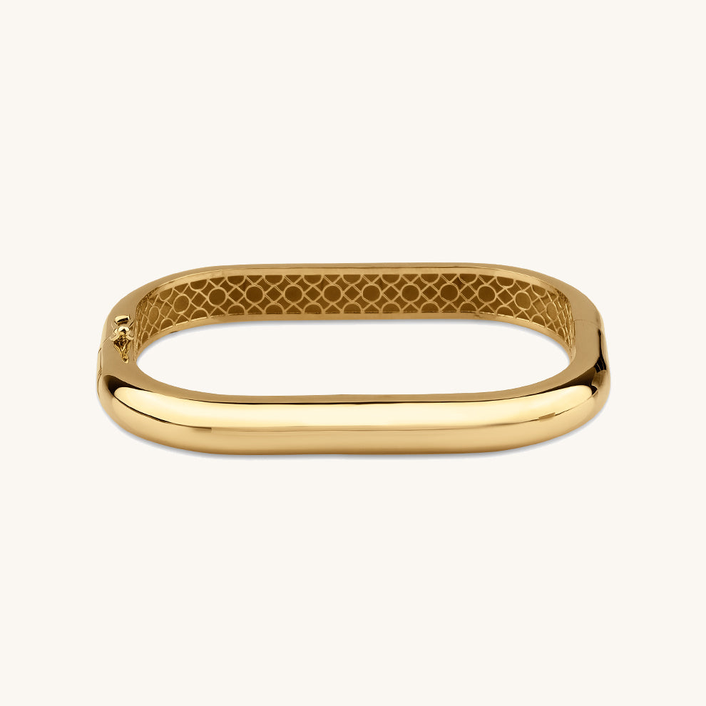 Plain Gold Cuff Bracelet