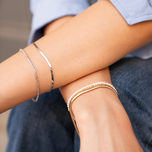 Serpentine Beyaz Bileklik