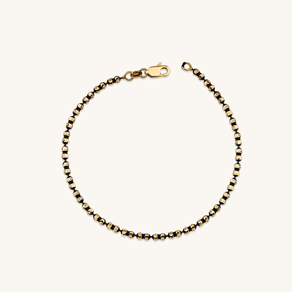 Black Gold Chain Bracelet