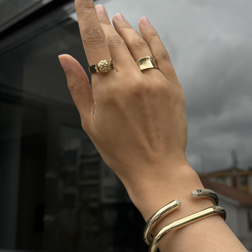 Taşlı Kelepçe Bileklik