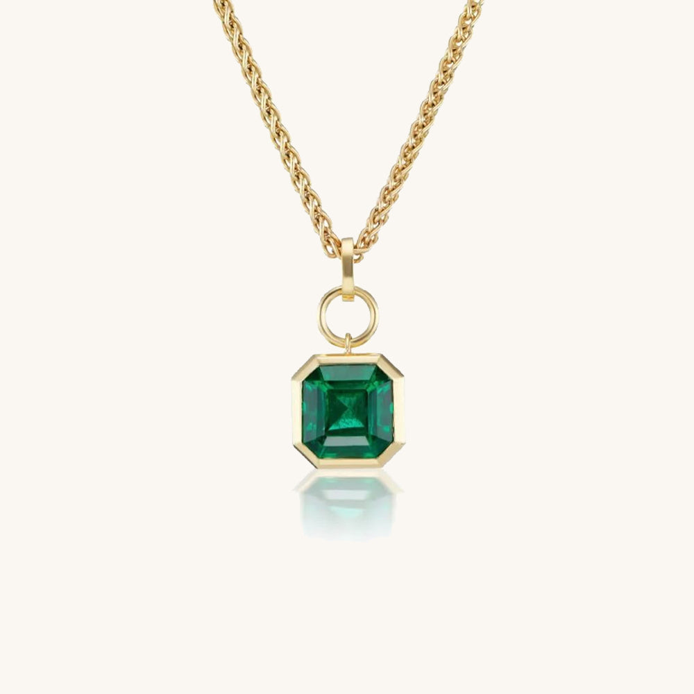 0.70ct Zümrüt Kolye Ucu