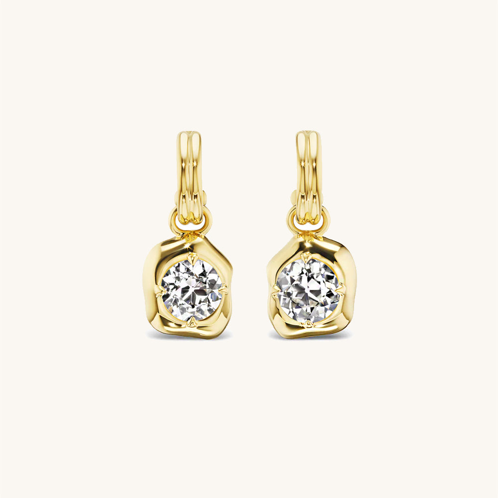 1.00ct Lab Pırlanta Küpe