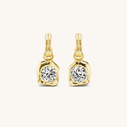 1.00ct Lab Pırlanta Küpe