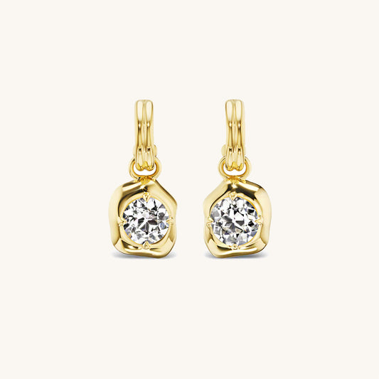 1.00ct Lab Pırlanta Küpe