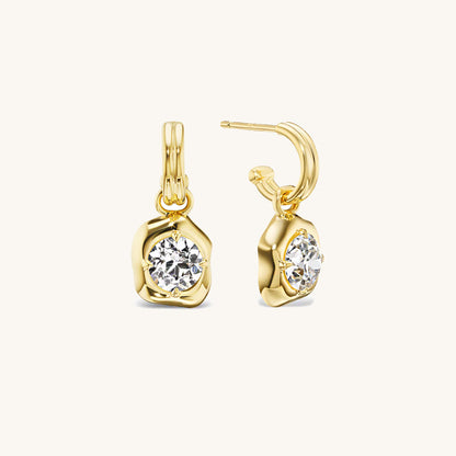 1.00ct Lab Pırlanta Küpe