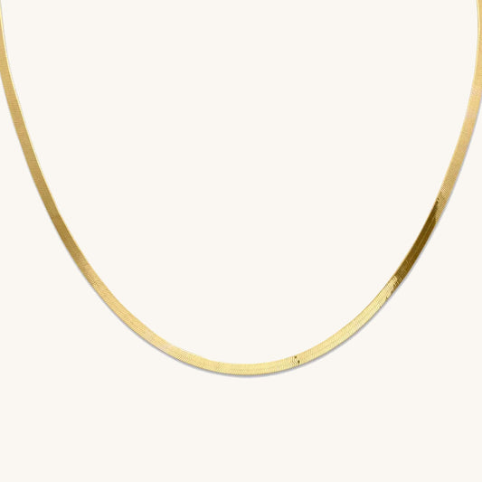 Italian Crushed Gold Necklace