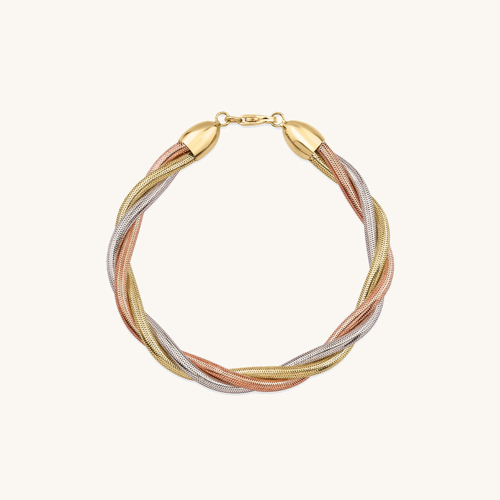 3 Renk Örgü Flex Bileklik