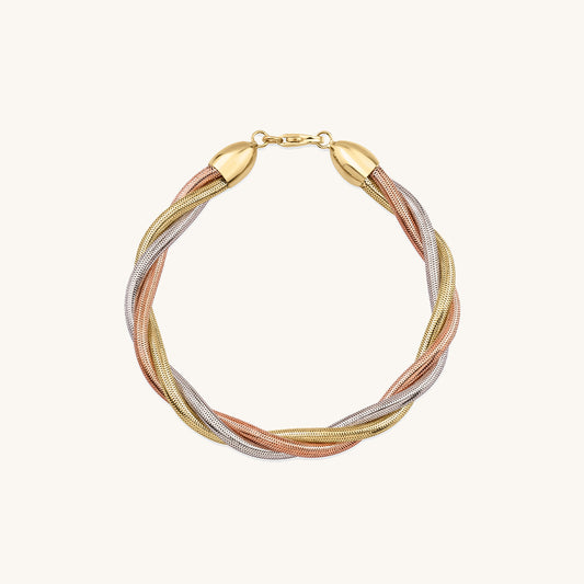 3 Renk Örgü Flex Bileklik