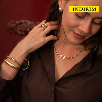 Bold Yellow Flex Gold Bracelet