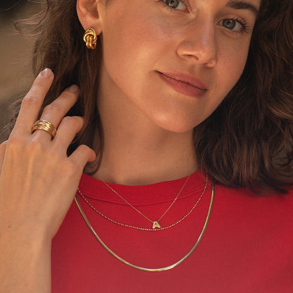 Gold Letter Necklace