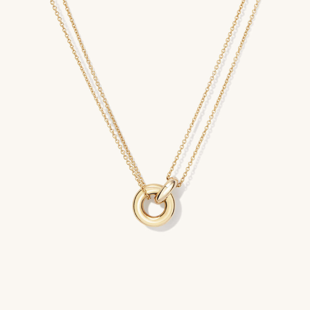 Wedding Ring Gold Necklace