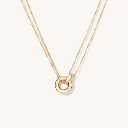 Wedding Ring Gold Necklace