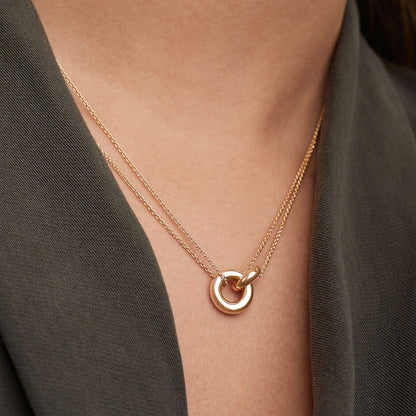 Wedding Ring Gold Necklace