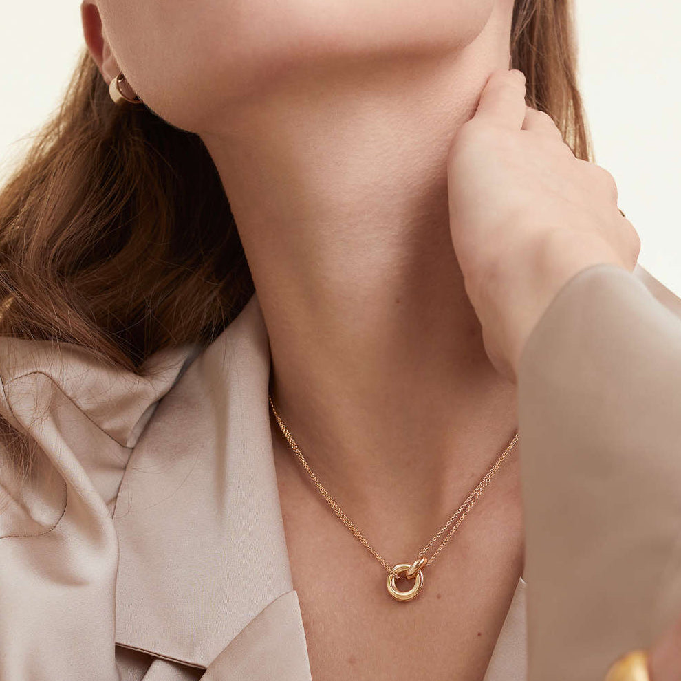 Wedding Ring Gold Necklace