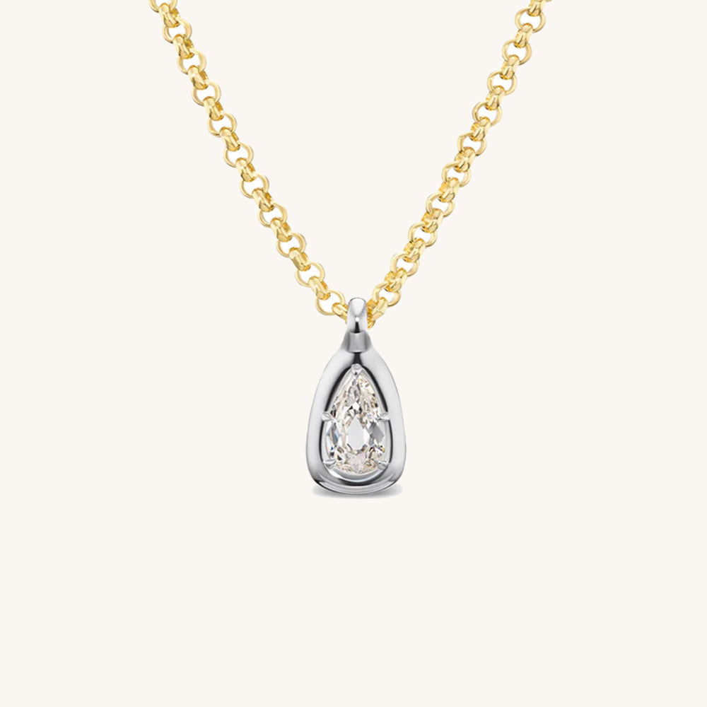 Amorf 2.09ct Lab Damla Kolye Ucu