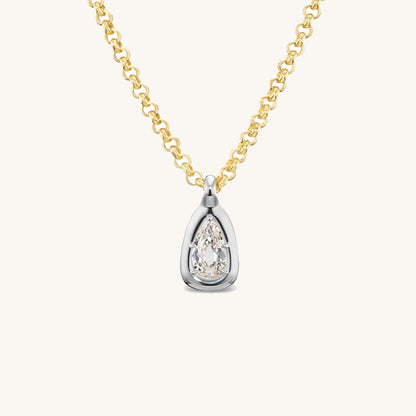 Amorf 2.09ct Lab Damla Kolye Ucu