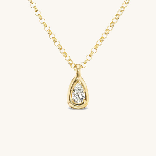 Amorf 2.09ct Lab Damla Kolye