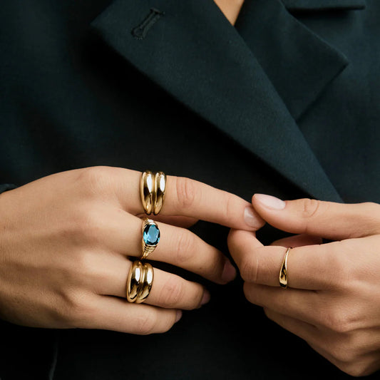 Blue Topaz Yüzük