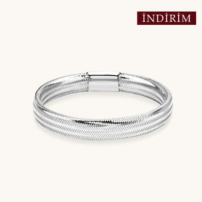 Bold Beyaz Flex Bileklik