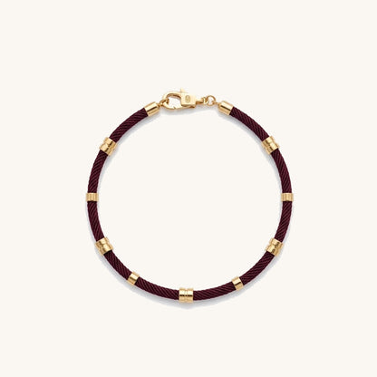 Bordo İp Bileklik