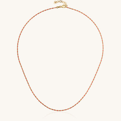 Crisp Rose Gold Chain Necklace