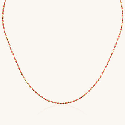 Crisp Rose Gold Chain Necklace