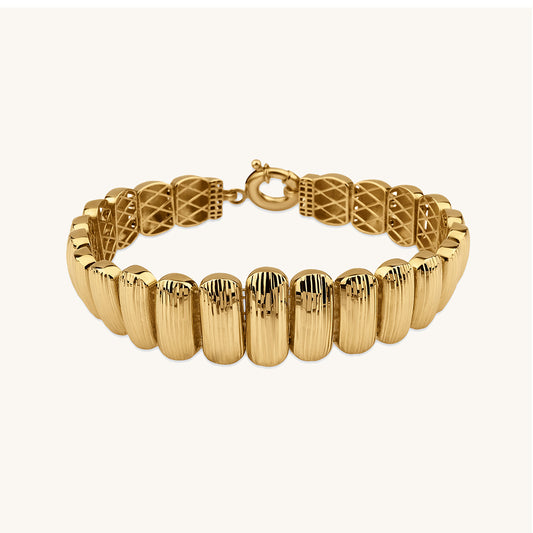 Textured Gold Bracelet