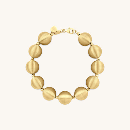 Dokulu Large Habbe Bileklik