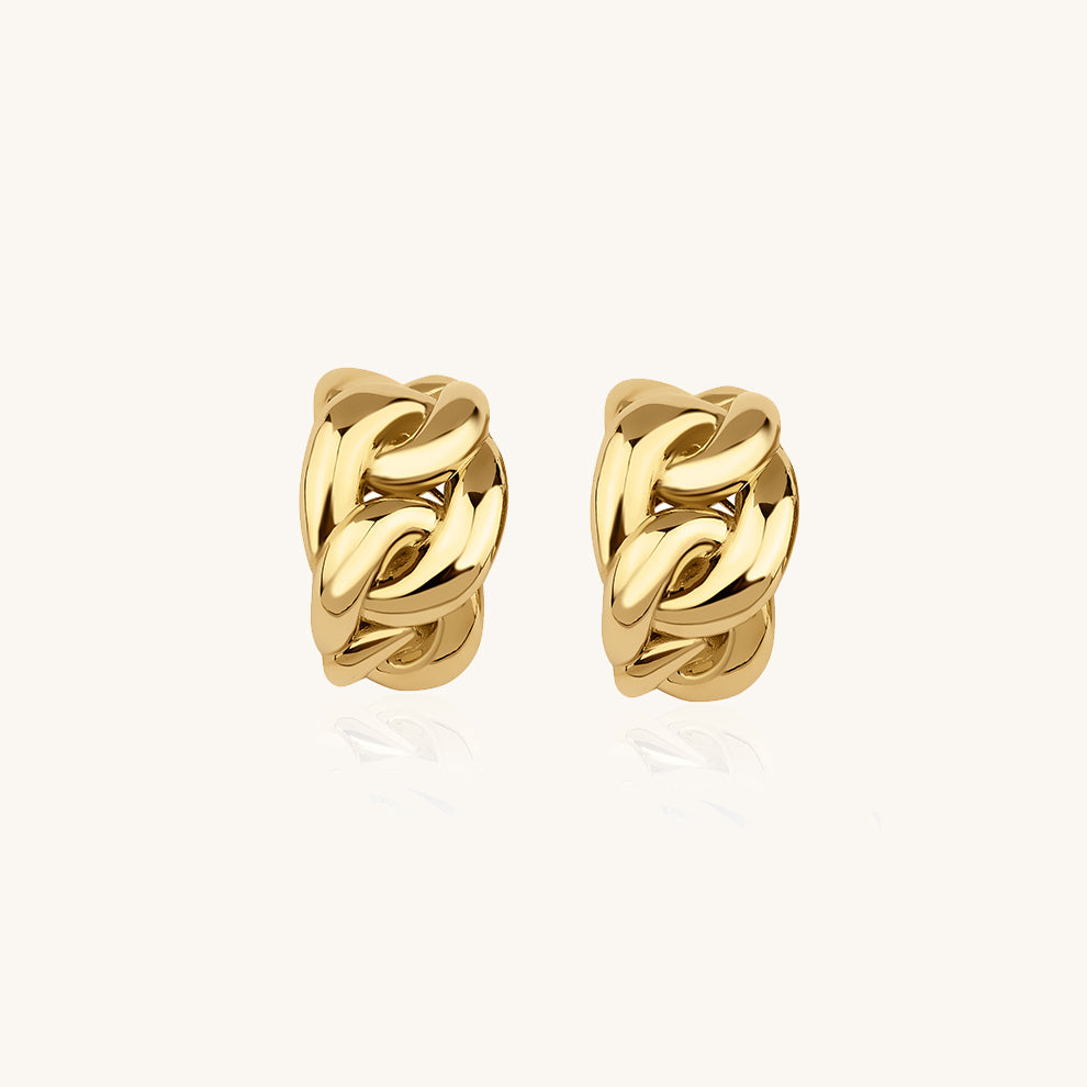 Gurmet Chain Gold Earring