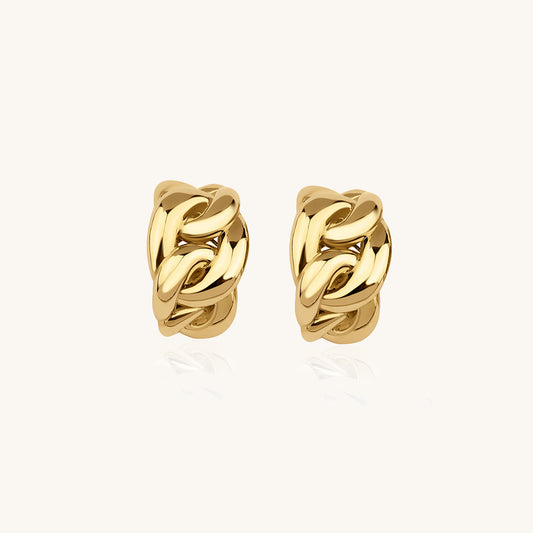 Gurmet Chain Gold Earring