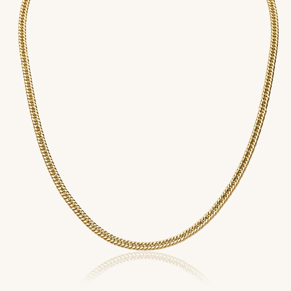 Gurmet Chain Gold Necklace