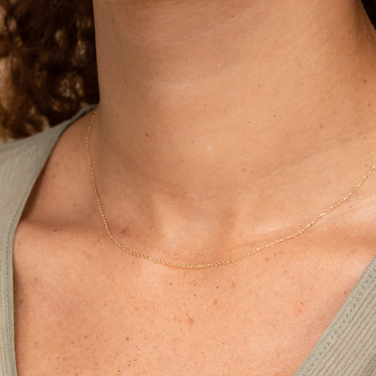 Ghost Gold Chain Necklace