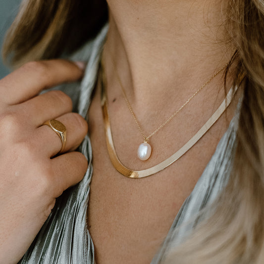 Pearl Gold Necklace