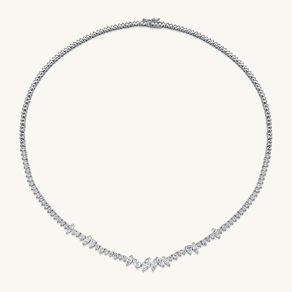 Marquise Diamond Waterway Necklace