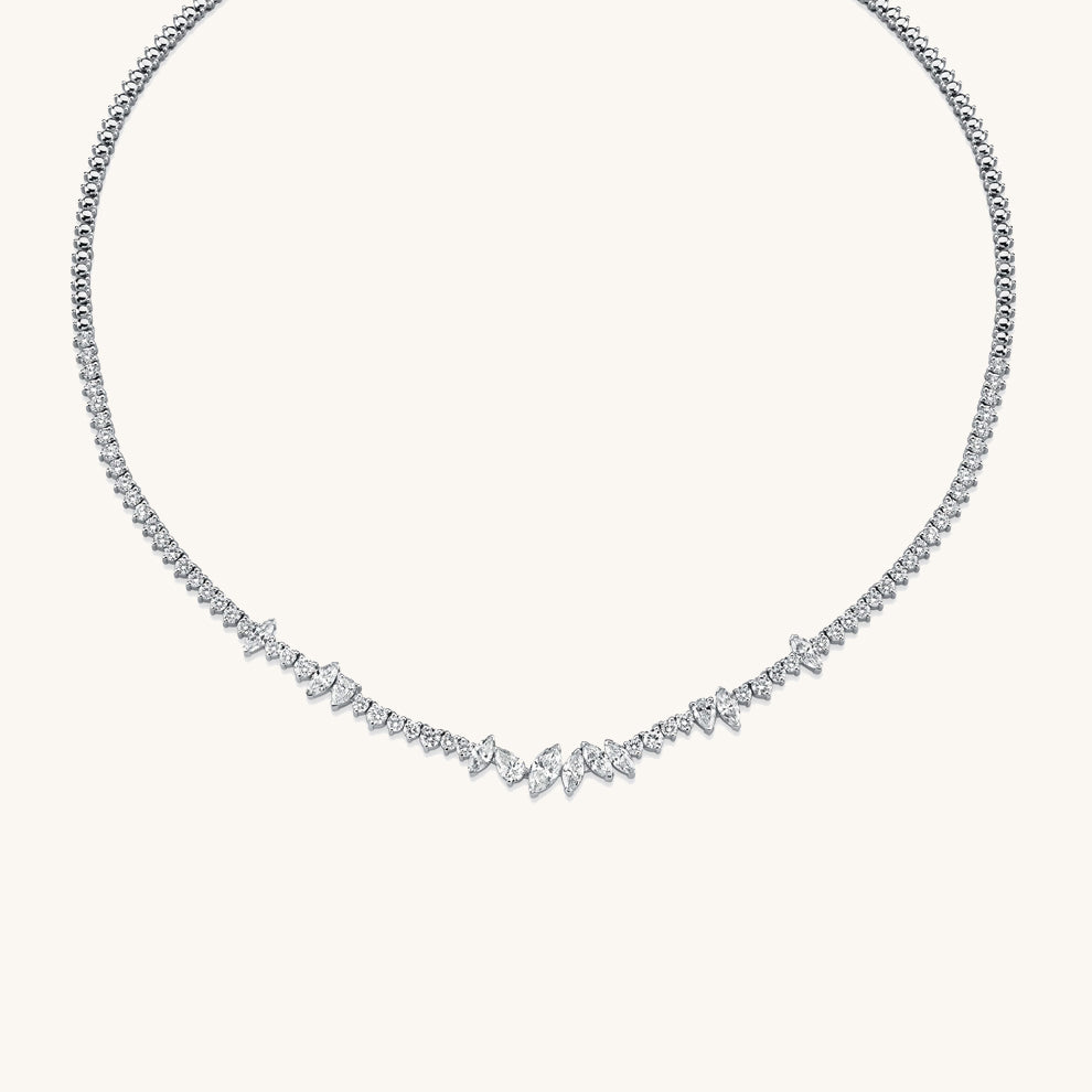 Marquise Diamond Waterway Necklace
