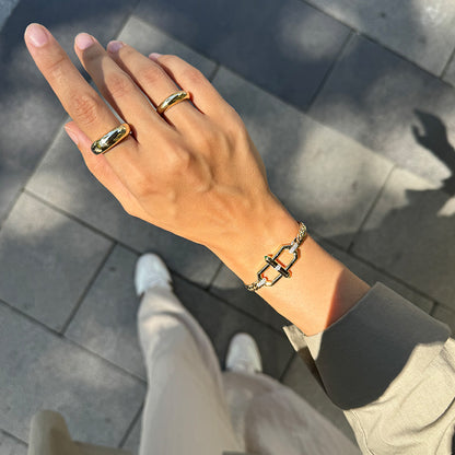 Medium Bold Gold Ring