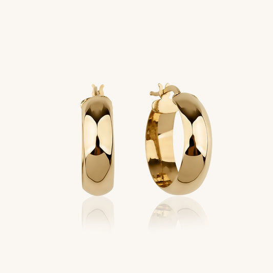 Mini Hoop Gold Earring